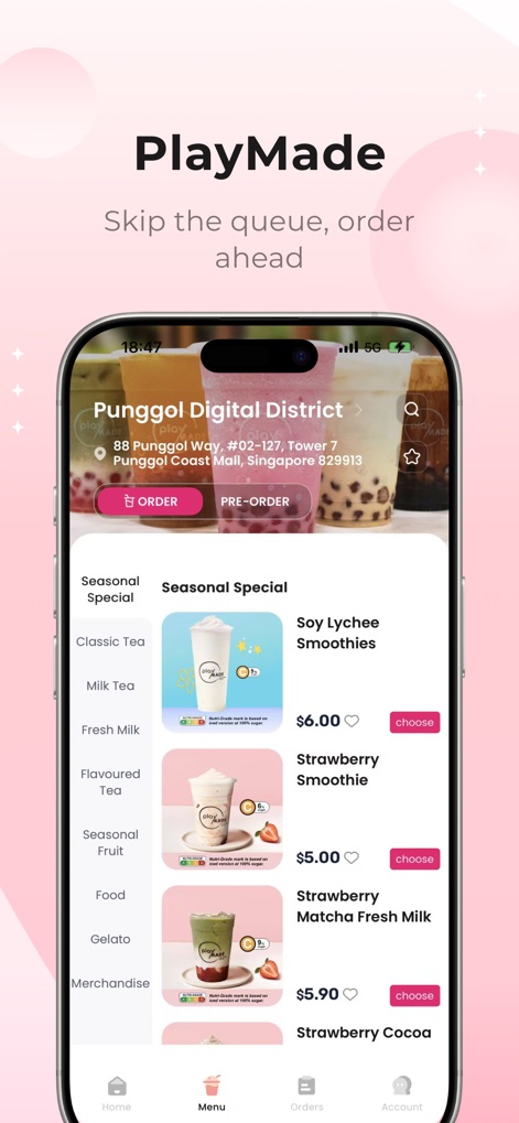 PlayMade - Food & Drink App | MWM