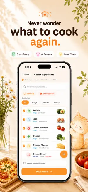 AI Recipe Planner - Harapeko screenshot 1