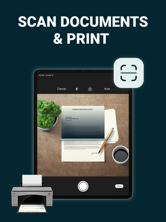 Print: Smart Wireless Printer iPad screenshot 3 - Productivity app
