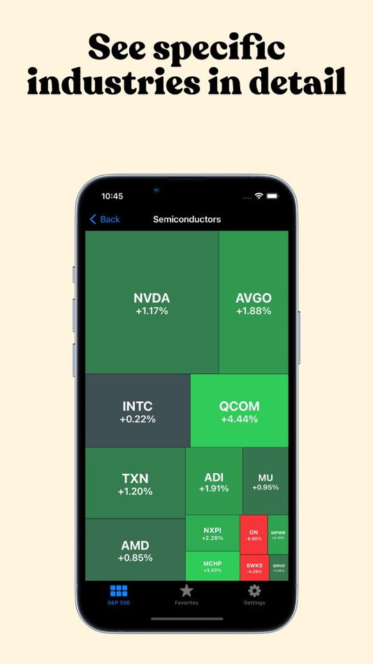 #6. Stock Map: S&P 500 and More (iOS) 由: Nazim Can Altinova