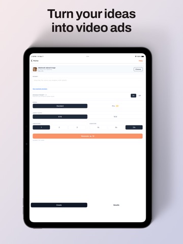 Scalio - AI Videos & Photos iPad screenshot 1