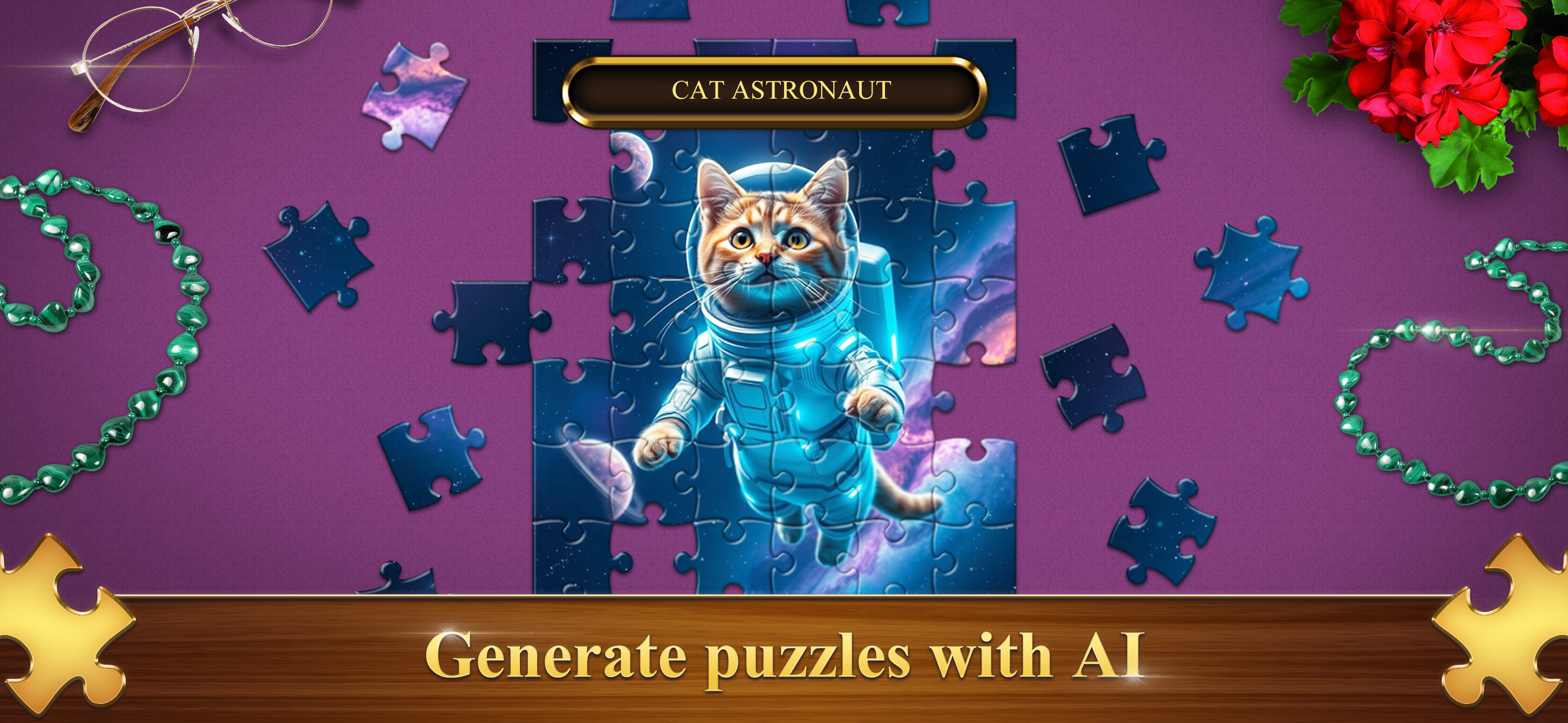 Jigsaw Puzzle Mosaic for Adult