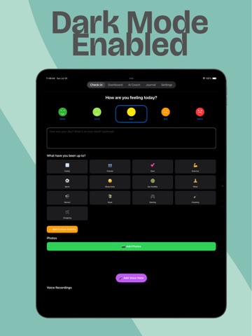 My Mood: Ai Powered Journal iPad screenshot
