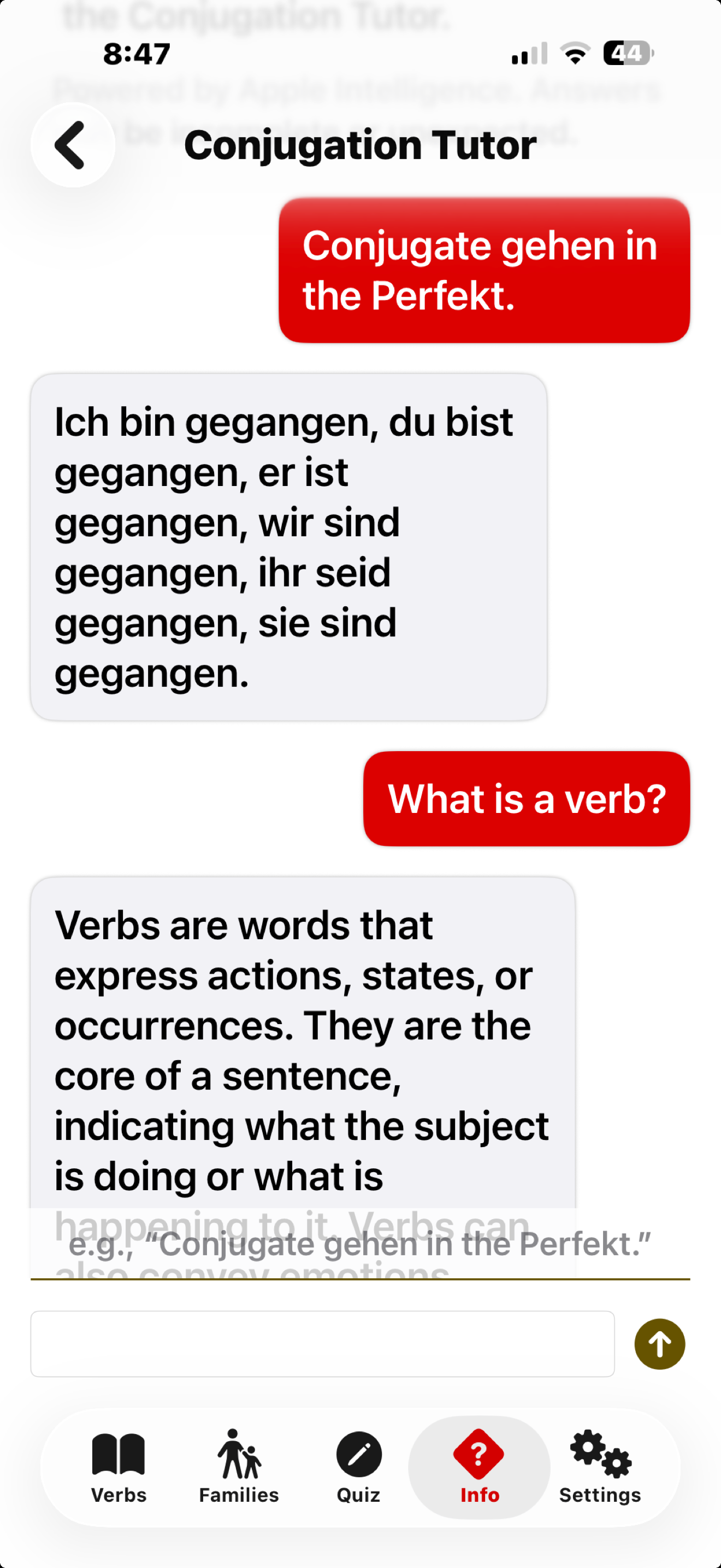 Konjugieren screenshot 11