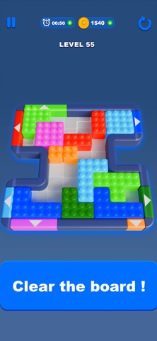 Slide Colorful Blocks Jam Game Screenshot 2 of 4