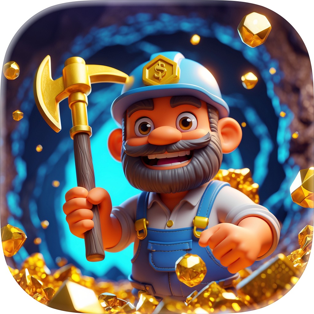Apple App Store cover for Idle Mining Company: Tycoon