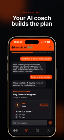 Hercule - Fitness Tracker screenshot