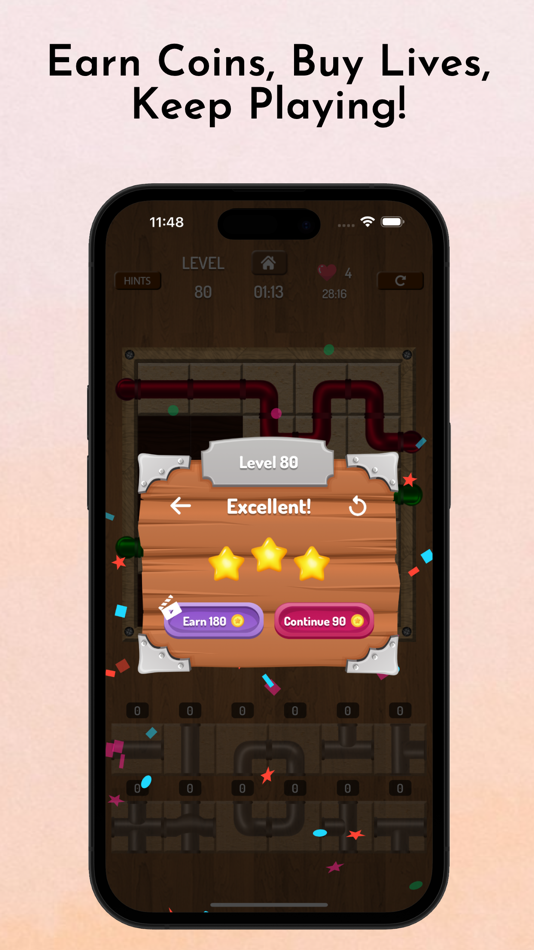 #4. Pipe Puzzle Funia (iOS) By: Alphaved Private Limited