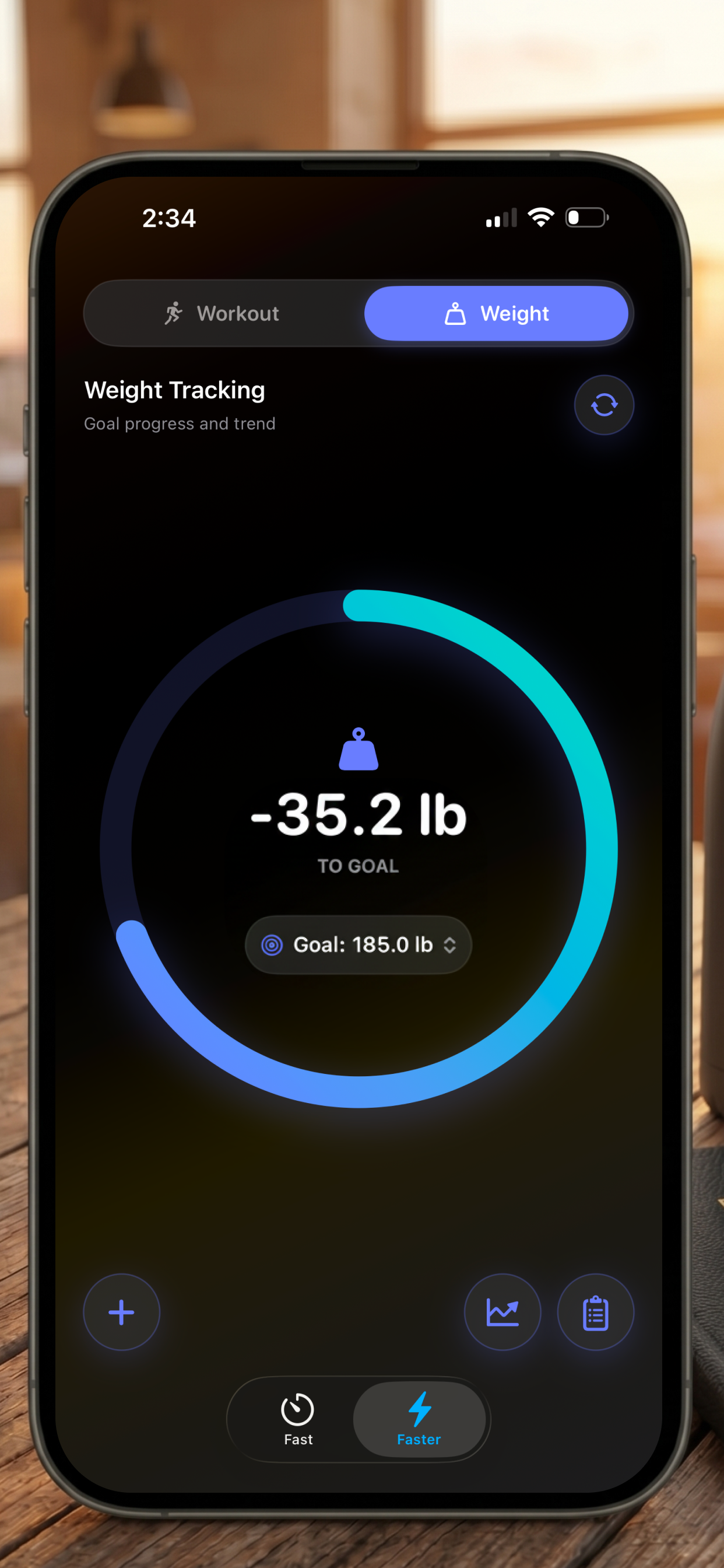 Track Intermittent Fasting: FF