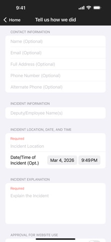 Lubbock County Sheriffs Office Screenshot 3 of 3