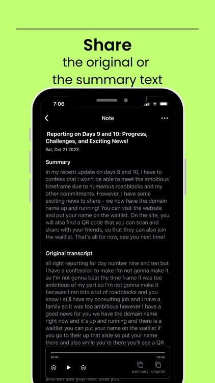 Audiowriter AI Voice Memos screenshot-5