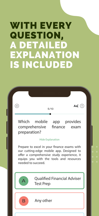 IOB QFA Exam Prep Practice Screenshot 3 of 5