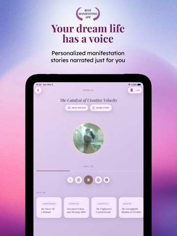 Sovella: Manifest & Affirm iPad screenshot