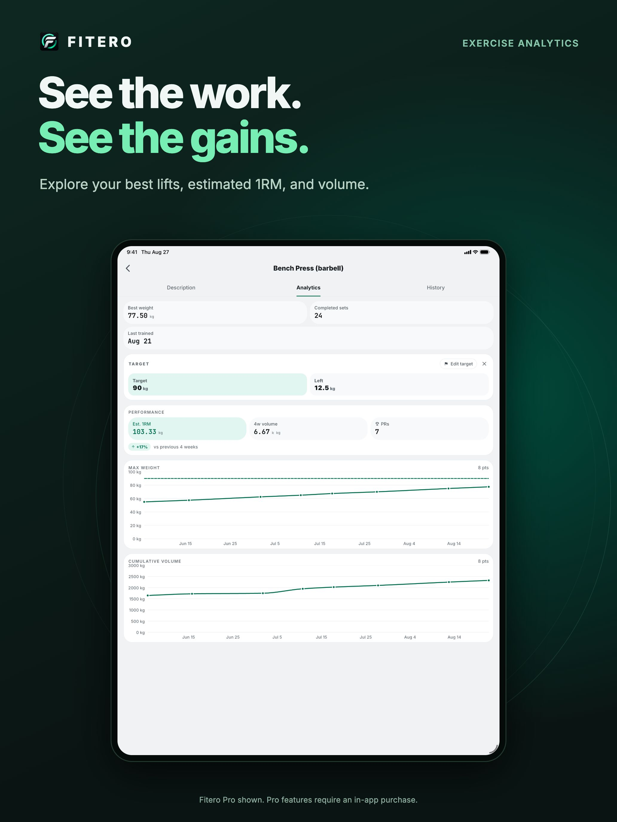 Fitero: Gym Workout Tracker screenshot 18