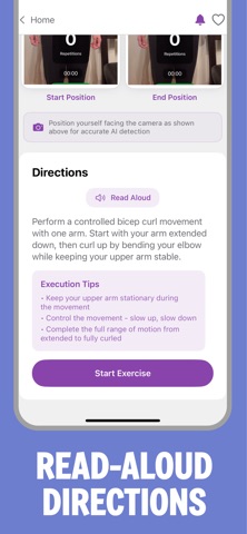 Rehab AI iPhone screenshot