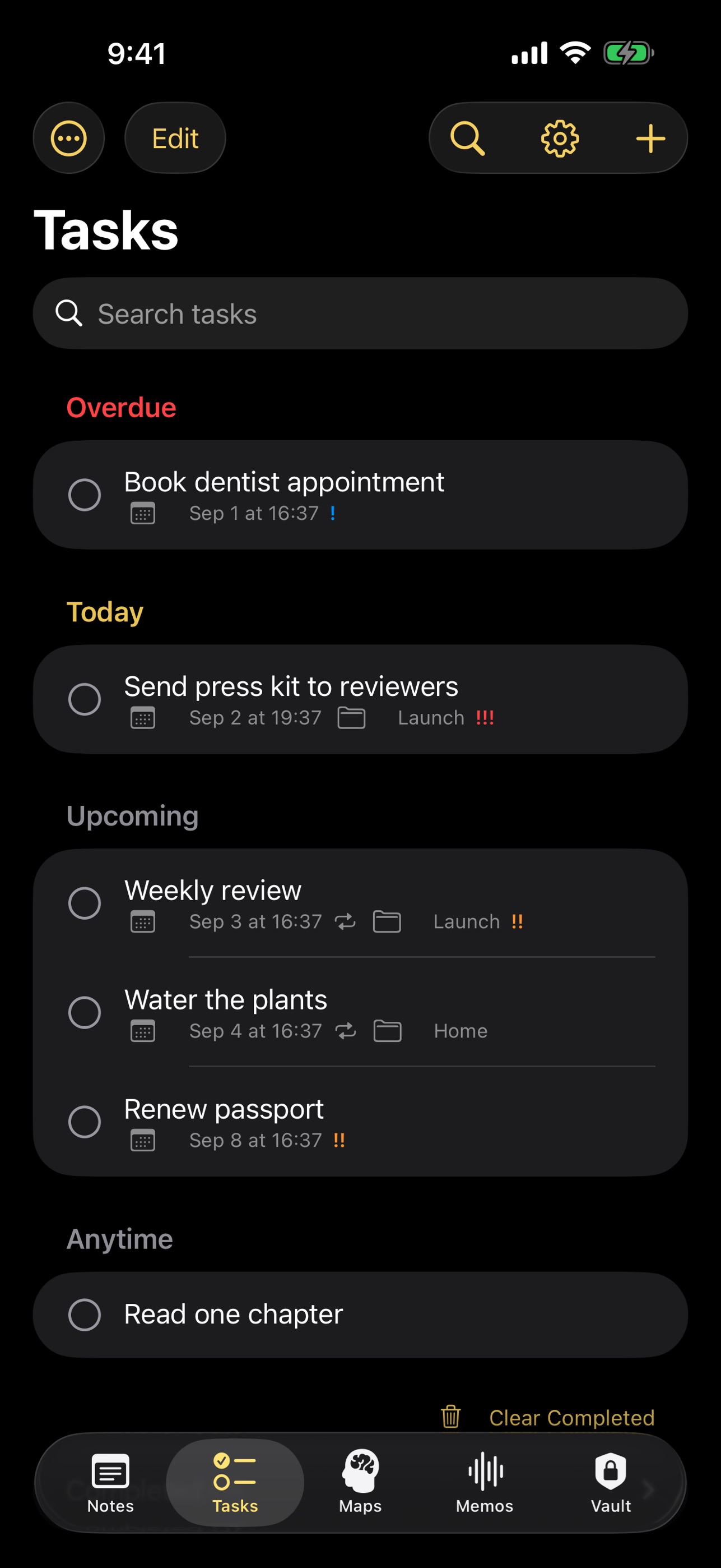 Screenshot 3 of MindWard: Personal Workspace