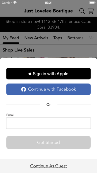 Just Lovelee Boutique Screenshot