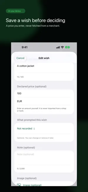 NoBuyCart: Pause Before Buying screenshot 1