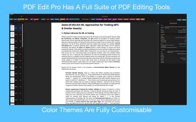 PDF Edit Pro screenshot