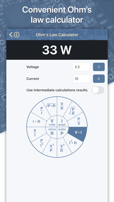 Electronics Engineer Helper iPhone screenshot 6 - Productivity app