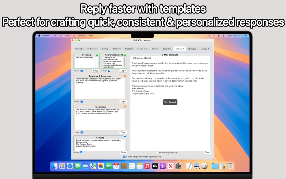 #4. QuickTextMerger (macOS) 由: Oliver Zimmermann