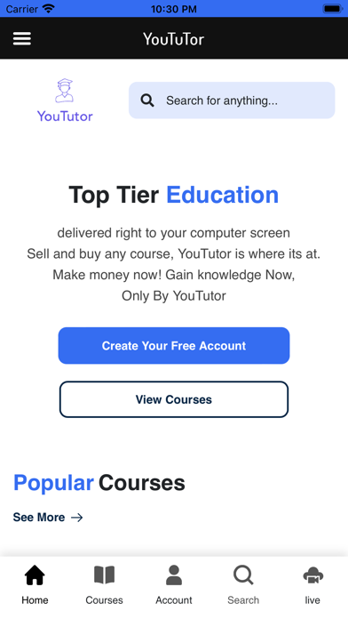You Tutor Screenshot
