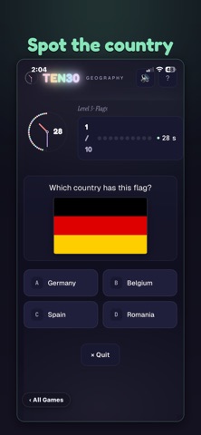 Ten30: Learning Quizzes Screenshot 5 of 5