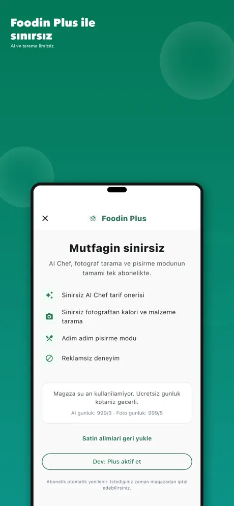 Foodin — Tarif & AI Chef screenshot 4