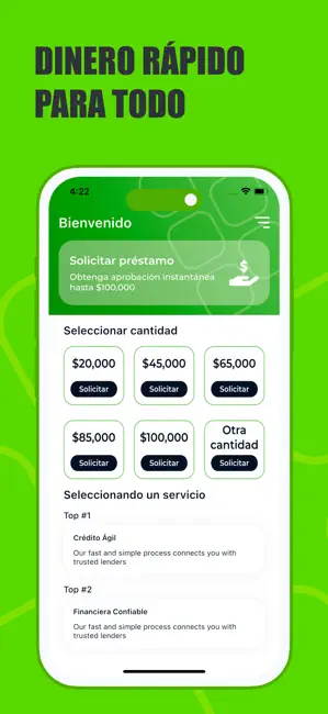 Credditas - Online Loans iPhone screenshot 2