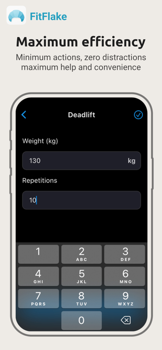 FitFlake Gym Records Tracker Screenshot 5 of 5