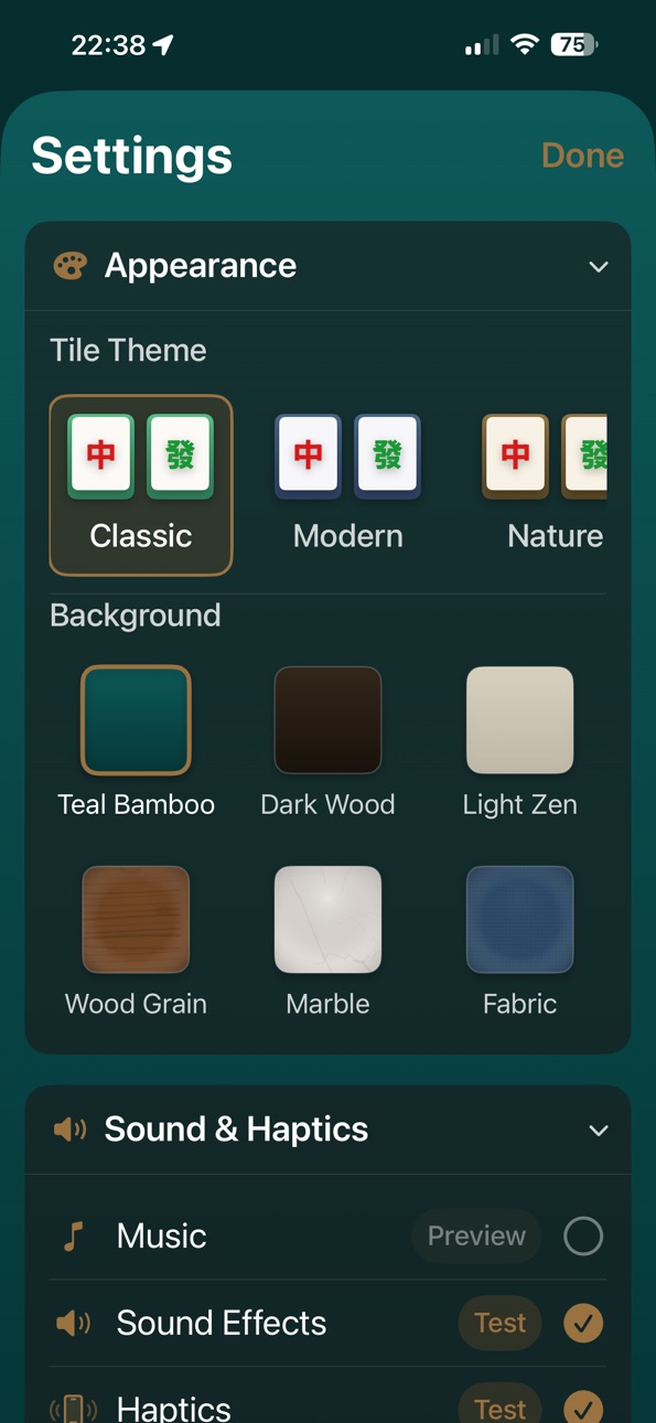 iPhone screenshot