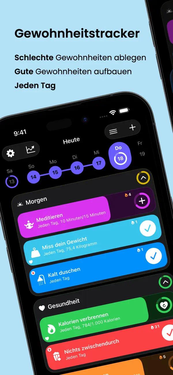 Grit: ADHS Gewohnheitstracker Screenshot 1