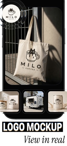 Logoly: AI Logo Generator iPhone screenshot