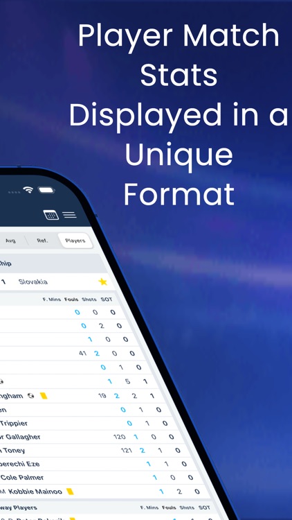 XFPlayer Football Player Stats