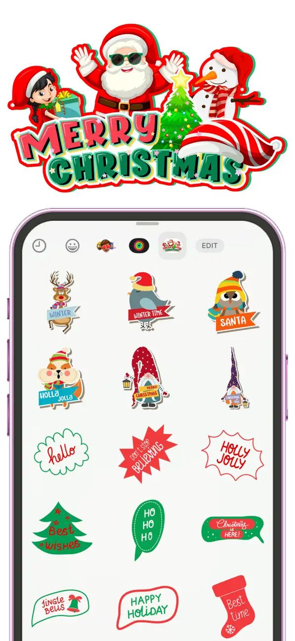 Screenshot #1 pour Santa Friends Stickers