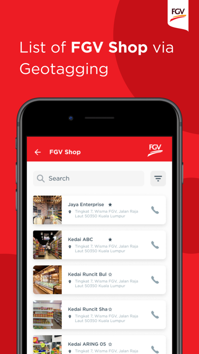 FGV App Screenshot