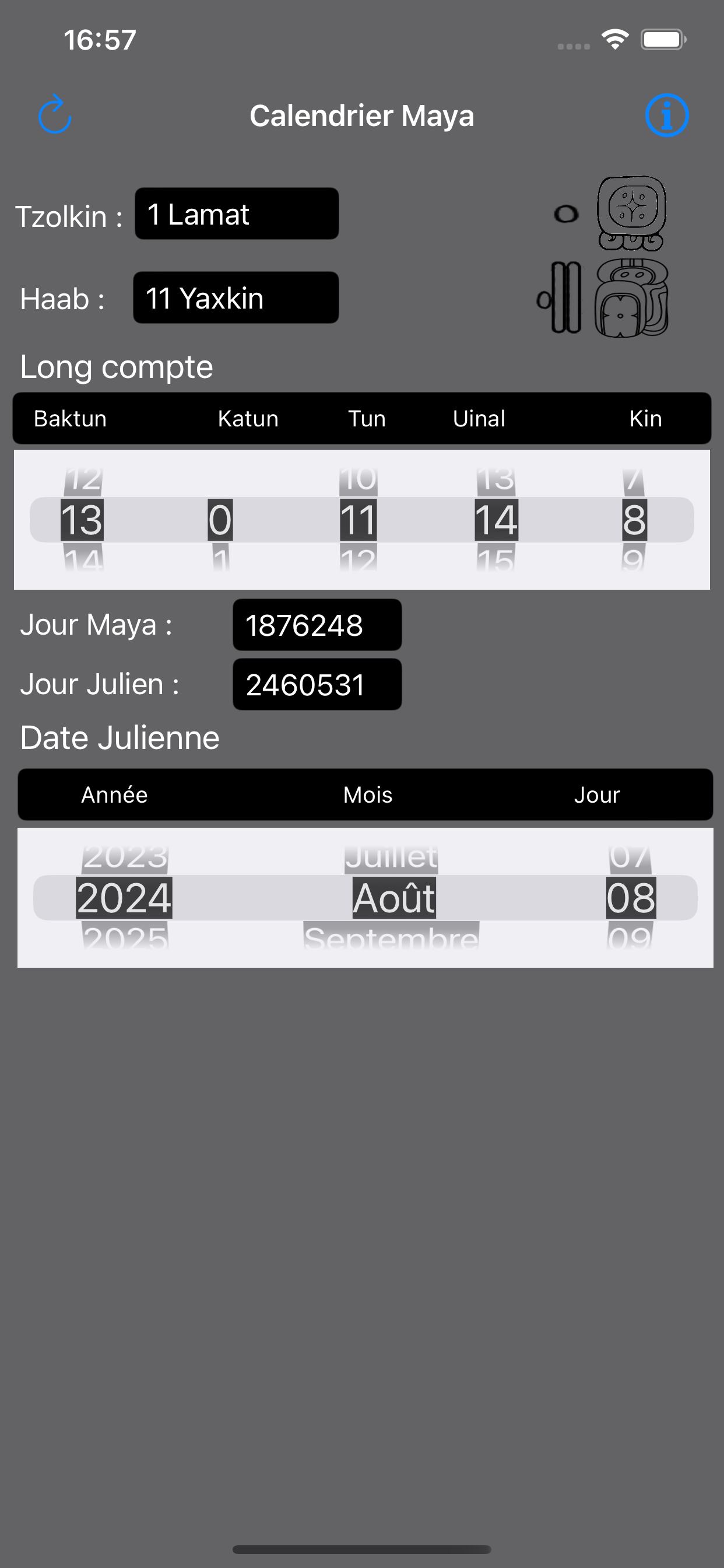 MayaCalendar : Calendrier Maya