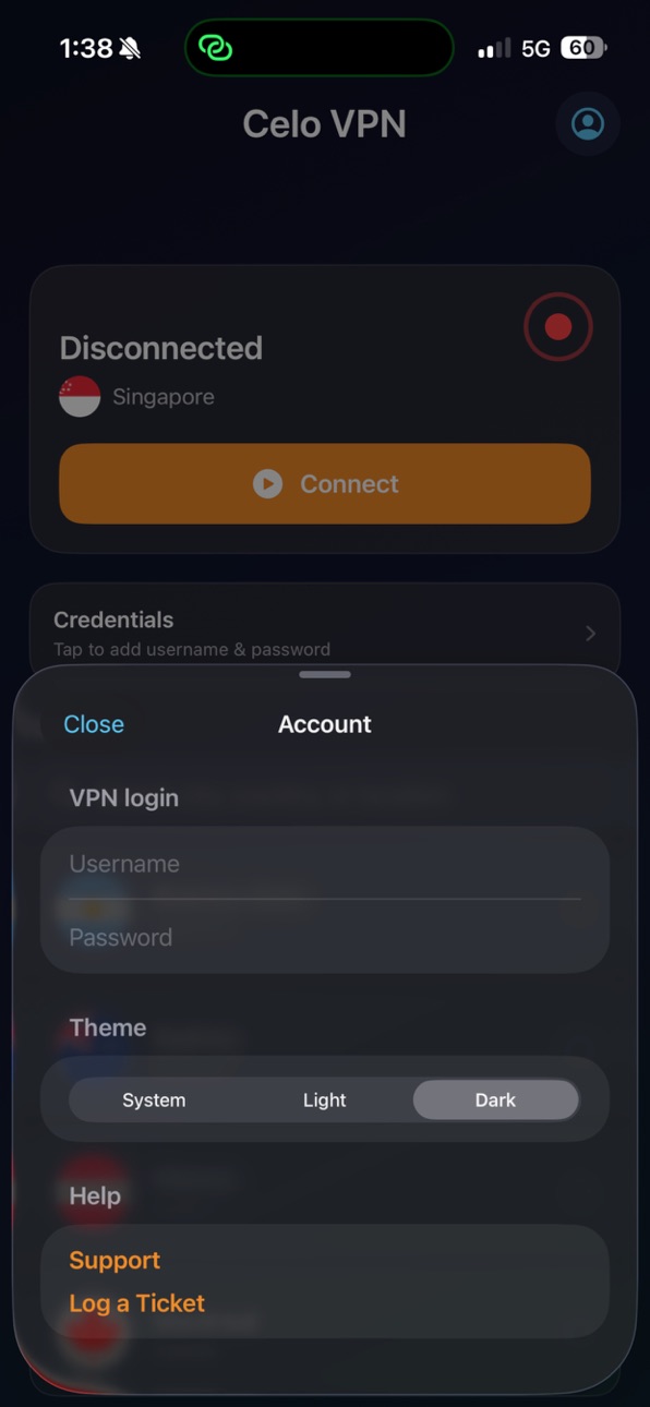 iPhone screenshot