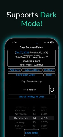 Between Dates Calendar Math Screenshot 4 of 7