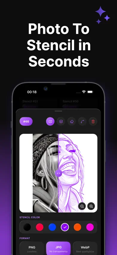 Stencil AI - Tattoo Stencils screenshot 1
