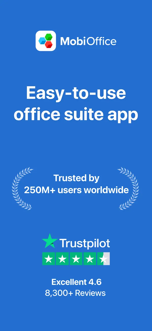 #1. MobiOffice・Word Docs・Excel・PDF (iOS) Podle: MobiSystems, Inc.