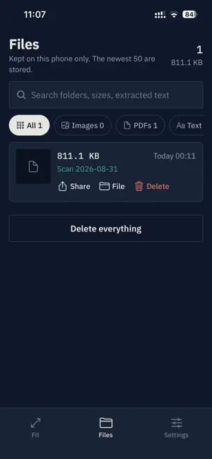 Scano — Fit Any File Size screenshot 1