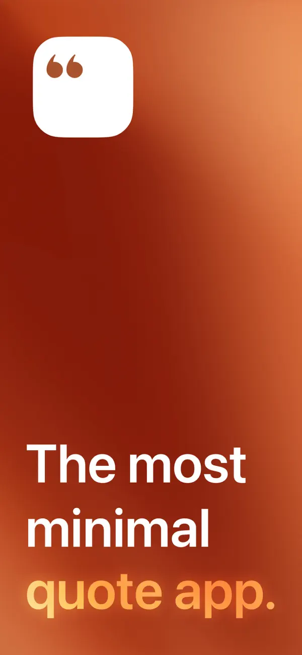 Screenshot #1 pour Quotz - Daily Quotes