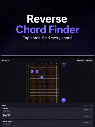 FretFind iPad screenshot