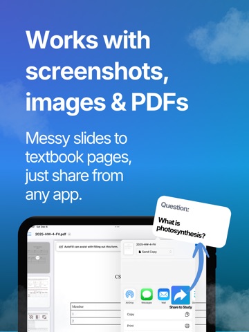 StudyShare: AI Flashcards App iPad screenshot