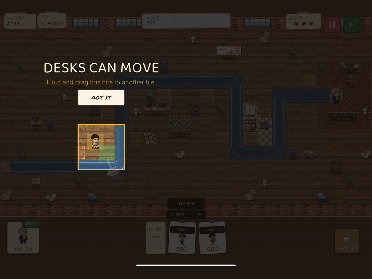Screenshot 11 of Office Defense - Save the CEO!