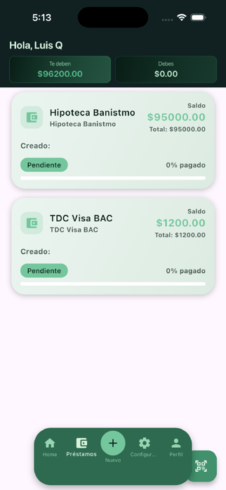 Prestamigo App Screenshot 2 of 3