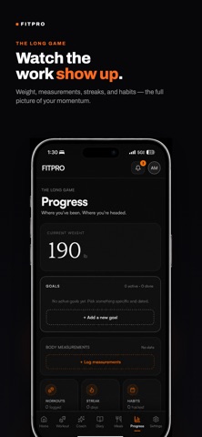 FitPro: Stronger Daily iPhone screenshot