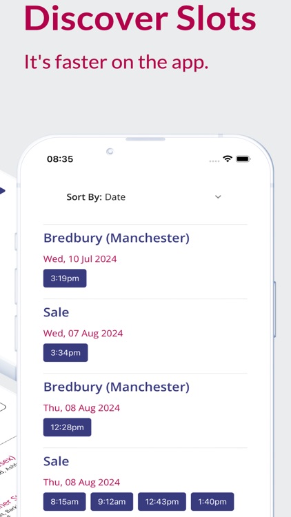 Driving Test Date Finder