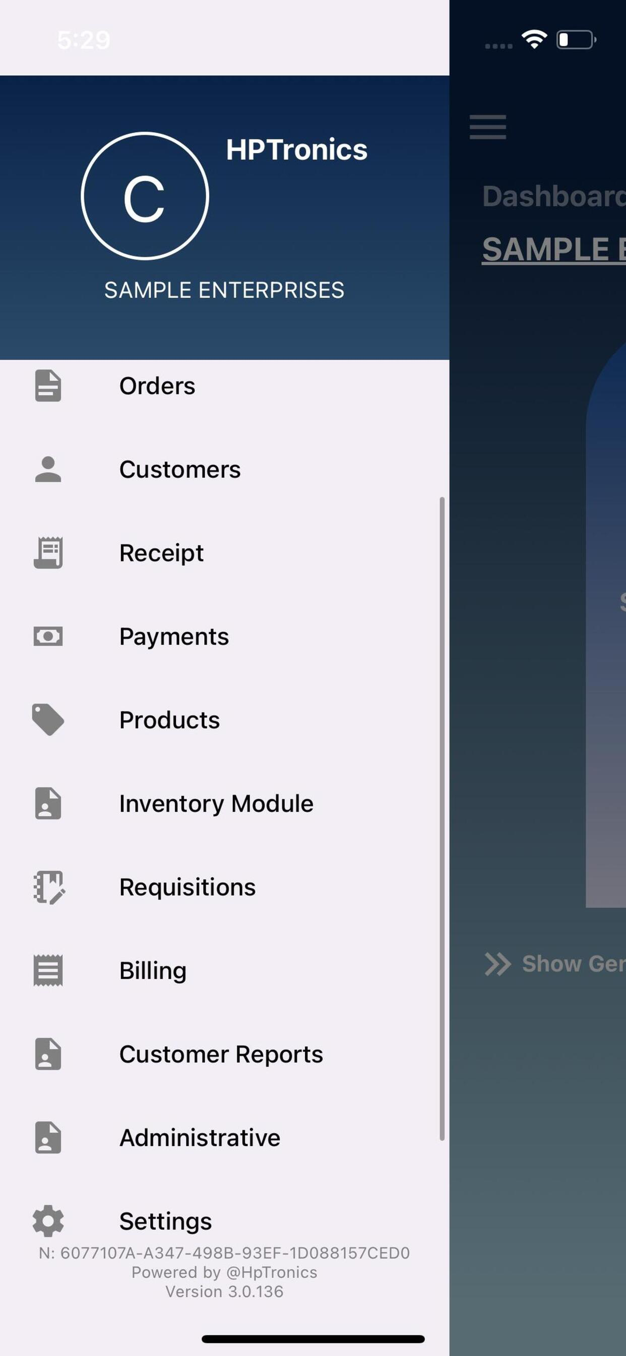 SIM BI App